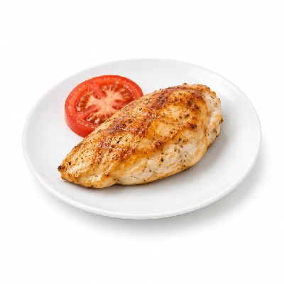 Cheeburger Cheeburger Entrees Chicken Breast Platter with Tomato Slice