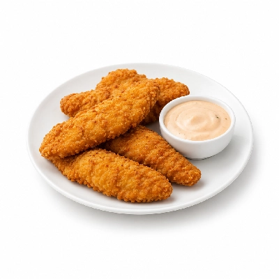 Cheeburger Cheeburger Entrees Chicken Fingers Platter with 1000 Island Dressing