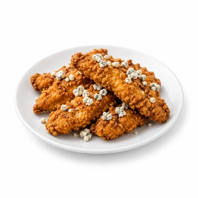 Cheeburger Cheeburger Entrees Chicken Fingers Platter with Bleu Cheese Crumbles