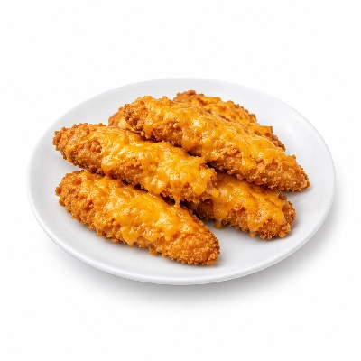 Cheeburger Cheeburger Entrees Chicken Fingers Platter with Cheddar Cheese