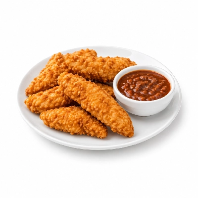 Cheeburger Cheeburger Entrees Chicken Fingers Platter with Chili