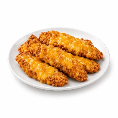 Cheeburger Cheeburger Entrees Chicken Fingers Platter with Jack Cheddar Cheese Mix