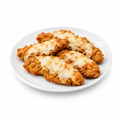 Cheeburger Cheeburger Entrees Chicken Fingers Platter with Provolone Cheese