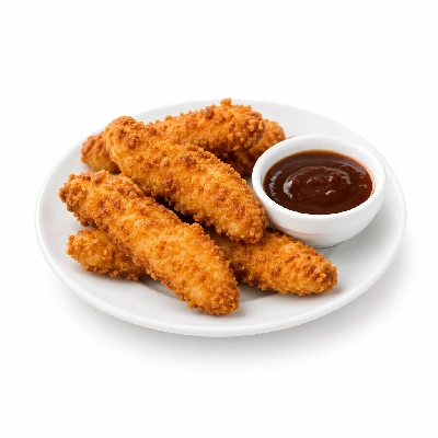 Cheeburger Cheeburger Entrees Chicken Fingers Platter with Worcestershire Sauce