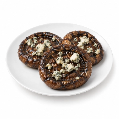 Cheeburger Cheeburger Entrees Grilled Portobello Platter with Bleu Cheese Crumbles
