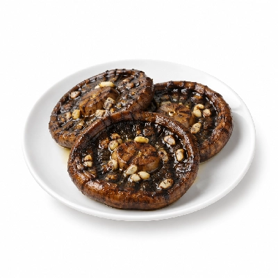 Cheeburger Cheeburger Entrees Grilled Portobello Platter with Chopped Garlic