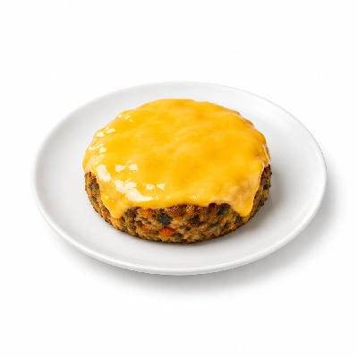 Cheeburger Cheeburger Entrees Veggie Burger Platter with American Cheese