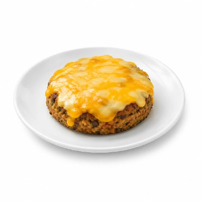 Cheeburger Cheeburger Entrees Veggie Burger Platter with Jack Cheddar Cheese Mix