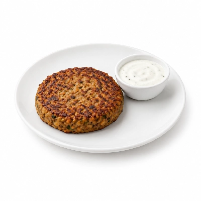 Cheeburger Cheeburger Entrees Veggie Burger Platter with Ranch Dressing