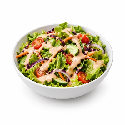 Cheeburger Cheeburger Salad Lovers with 1000 Island Dressing