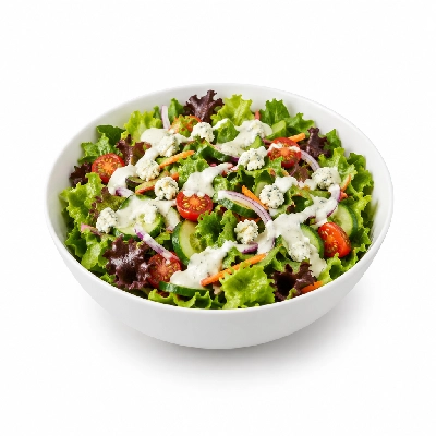 Cheeburger Cheeburger Salads with Blue Cheese Dressing