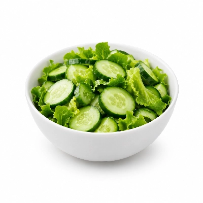 Cheeburger Cheeburger Salads with Cucumbers