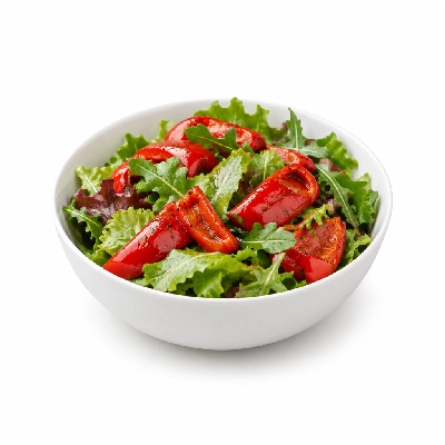 Cheeburger Cheeburger Salads with Roasted Red Peppers
