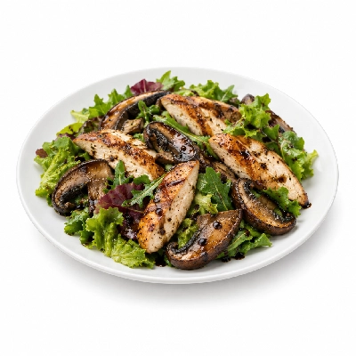 Cheeburger Cheeburger Salads Combination Grilled Portobello and Chicken with Balsamic Vinaigrette