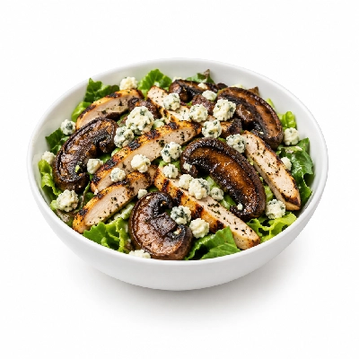 Cheeburger Cheeburger Salads Combination Grilled Portobello and Chicken with Blue Cheese Crumbles