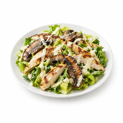 Cheeburger Cheeburger Salads Combination Grilled Portobello and Chicken with Caesar Dressing
