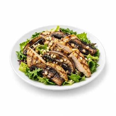 Cheeburger Cheeburger Salads Combination Grilled Portobello and Chicken with Chopped Garlic