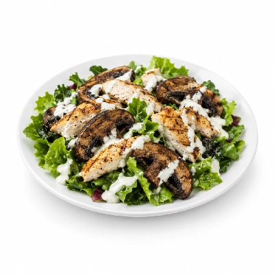 Cheeburger Cheeburger Salads Combination Grilled Portobello and Chicken with Fat Free Ranch Dressing