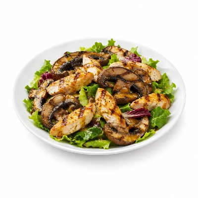 Cheeburger Cheeburger Salads Combination Grilled Portobello and Chicken with Honey Mustard Dressing