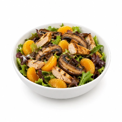 Cheeburger Cheeburger Salads Combination Grilled Portobello and Chicken with Mandarin Oranges
