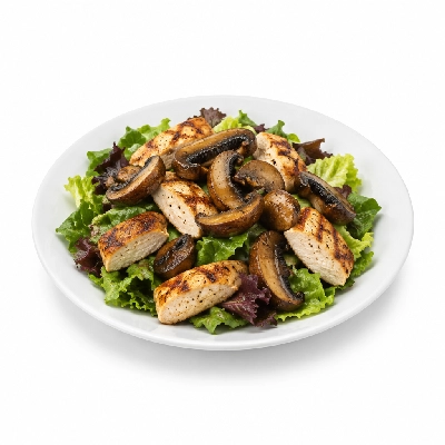 Cheeburger Cheeburger Salads Combination Grilled Portobello and Chicken with Mushrooms