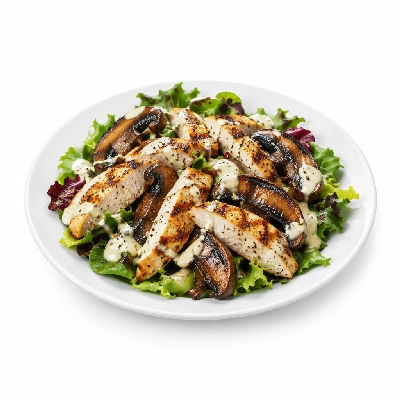 Cheeburger Cheeburger Salads Combination Grilled Portobello and Chicken with Parmesan Peppercorn Dressing