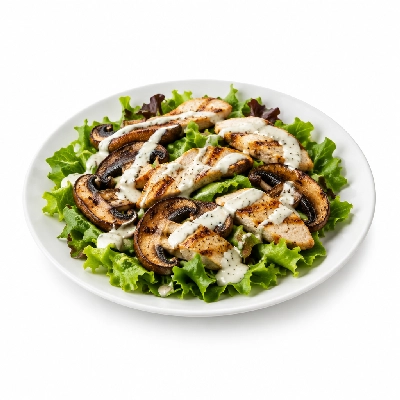 Cheeburger Cheeburger Salads Combination Grilled Portobello and Chicken with Ranch Dressing