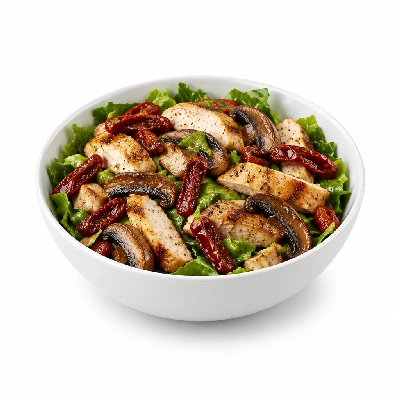 Cheeburger Cheeburger Salads Combination Grilled Portobello and Chicken with Sun Dried Tomatoes