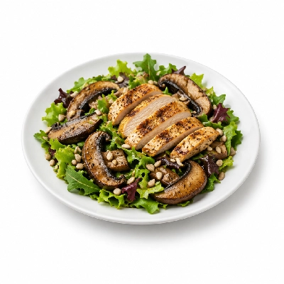 Cheeburger Cheeburger Salads Combination Grilled Portobello and Chicken with Sunflower Seeds