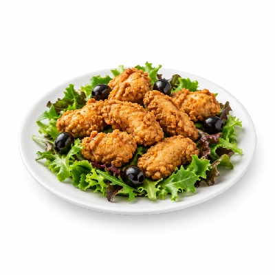 Cheeburger Cheeburger Salads Fried Chicken with Black Olives