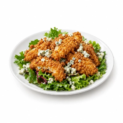 Cheeburger Cheeburger Salads Fried Chicken with Blue Cheese Crumbles