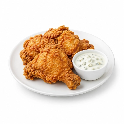 Cheeburger Cheeburger Salads Fried Chicken with Blue Cheese Dressing