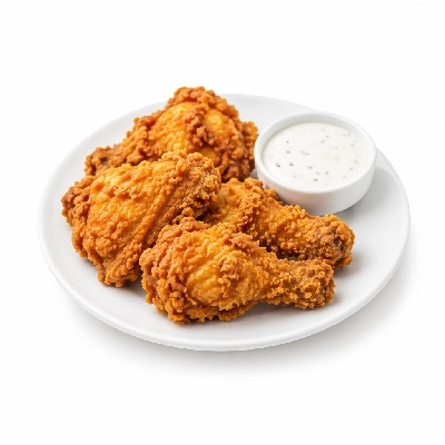 Cheeburger Cheeburger Salads Fried Chicken with Fat Free Ranch Dressing