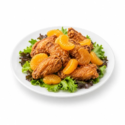 Cheeburger Cheeburger Salads Fried Chicken with Mandarin Oranges