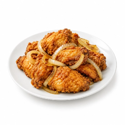 Cheeburger Cheeburger Salads Fried Chicken with Onions
