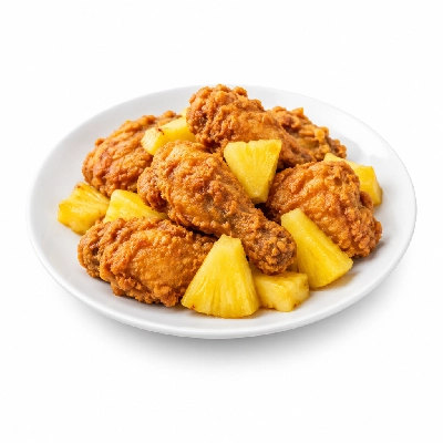 Cheeburger Cheeburger Salads Fried Chicken with Pineapple