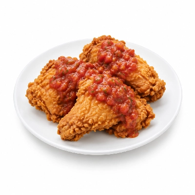 Cheeburger Cheeburger Salads Fried Chicken with Salsa
