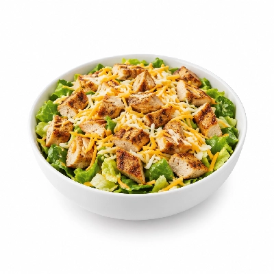 Cheeburger Cheeburger Salads Grilled Chicken with Jack Cheddar Mix