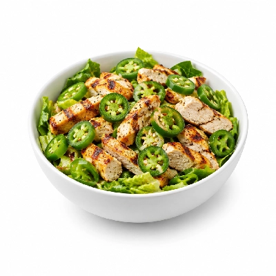 Cheeburger Cheeburger Salads Grilled Chicken with Jalapeno Peppers