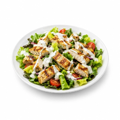 Cheeburger Cheeburger Salads Grilled Chicken with Ranch Dressing