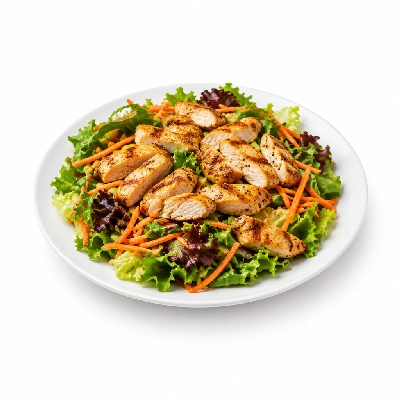 Cheeburger Cheeburger Salads Grilled Chicken with Shredded Carrots