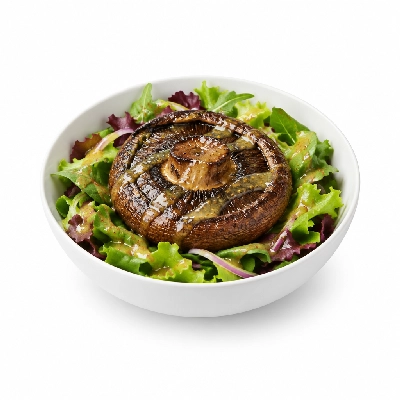 Cheeburger Cheeburger Salads Grilled Portobello Mushroom with Honey Mustard Dressing