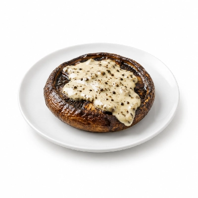 Cheeburger Cheeburger Salads Grilled Portobello Mushroom with Parmesan Peppercorn Dressing