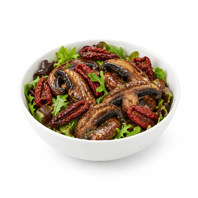 Cheeburger Cheeburger Salads Grilled Portobello Mushroom with Sun Dried Tomatoes