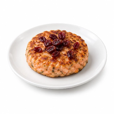 Cheeburger Cheeburger Salads Salmon Burger with Craisins
