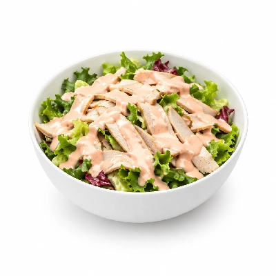 Cheeburger Cheeburger Salads Turkey Burger with 1000 Island Dressing