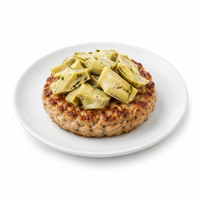 Cheeburger Cheeburger Salads Turkey Burger with Artichokes