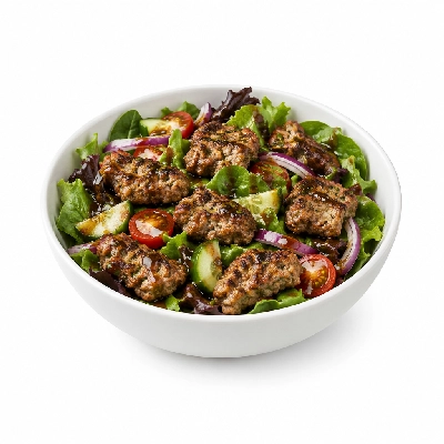 Cheeburger Cheeburger Salads Turkey Burger with Balsamic Vinaigrette
