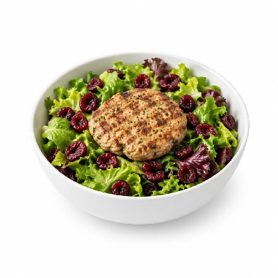 Cheeburger Cheeburger Salads Turkey Burger with Craisins