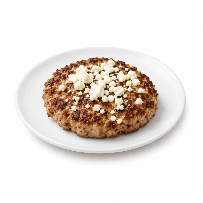 Cheeburger Cheeburger Salads Turkey Burger with Feta Cheese Crumbles